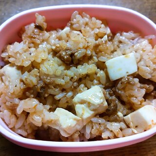 麻婆豆腐炒めご飯